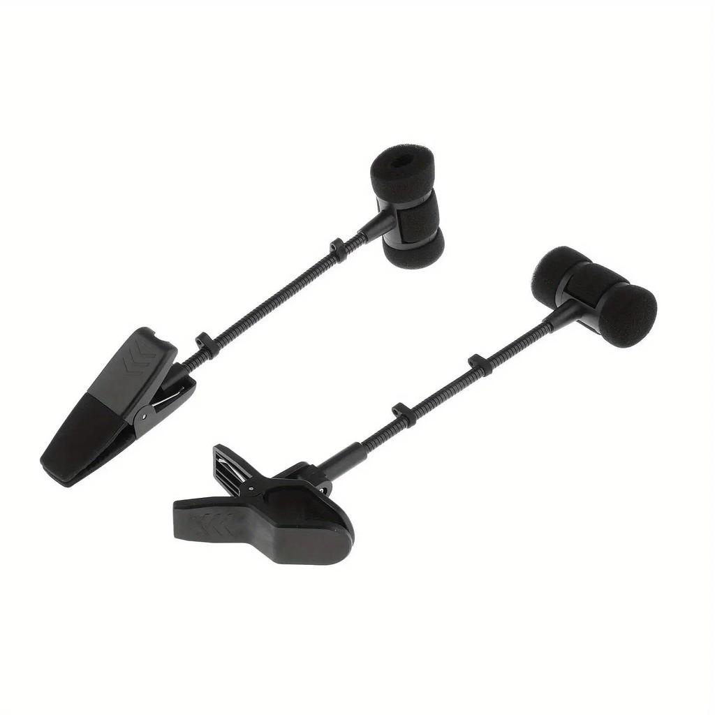 Microphone Clip for Saxophone Flute without Microphone, Musical trument Mic Support Bracket Goosenec