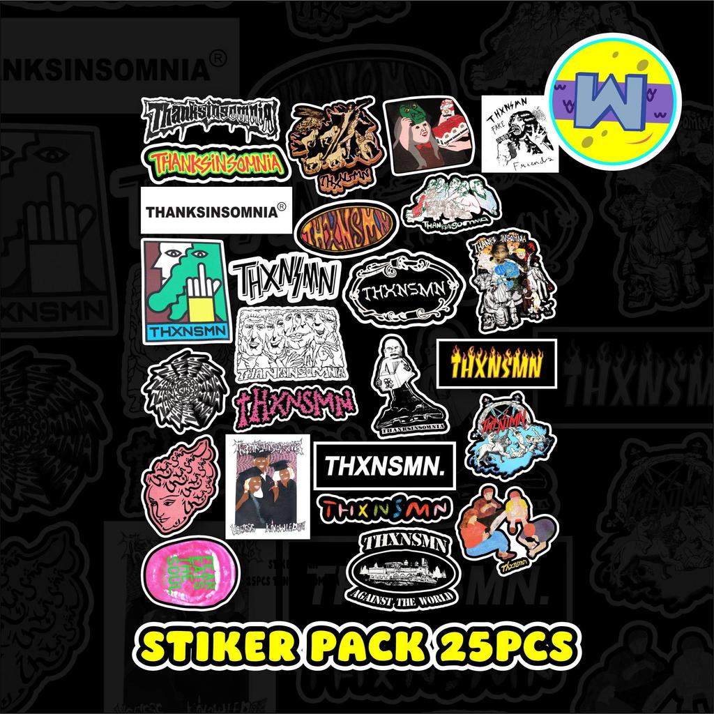 STIKER PACK THANKSINSOMNIA STIKER PACK 25PCS THXNSMN