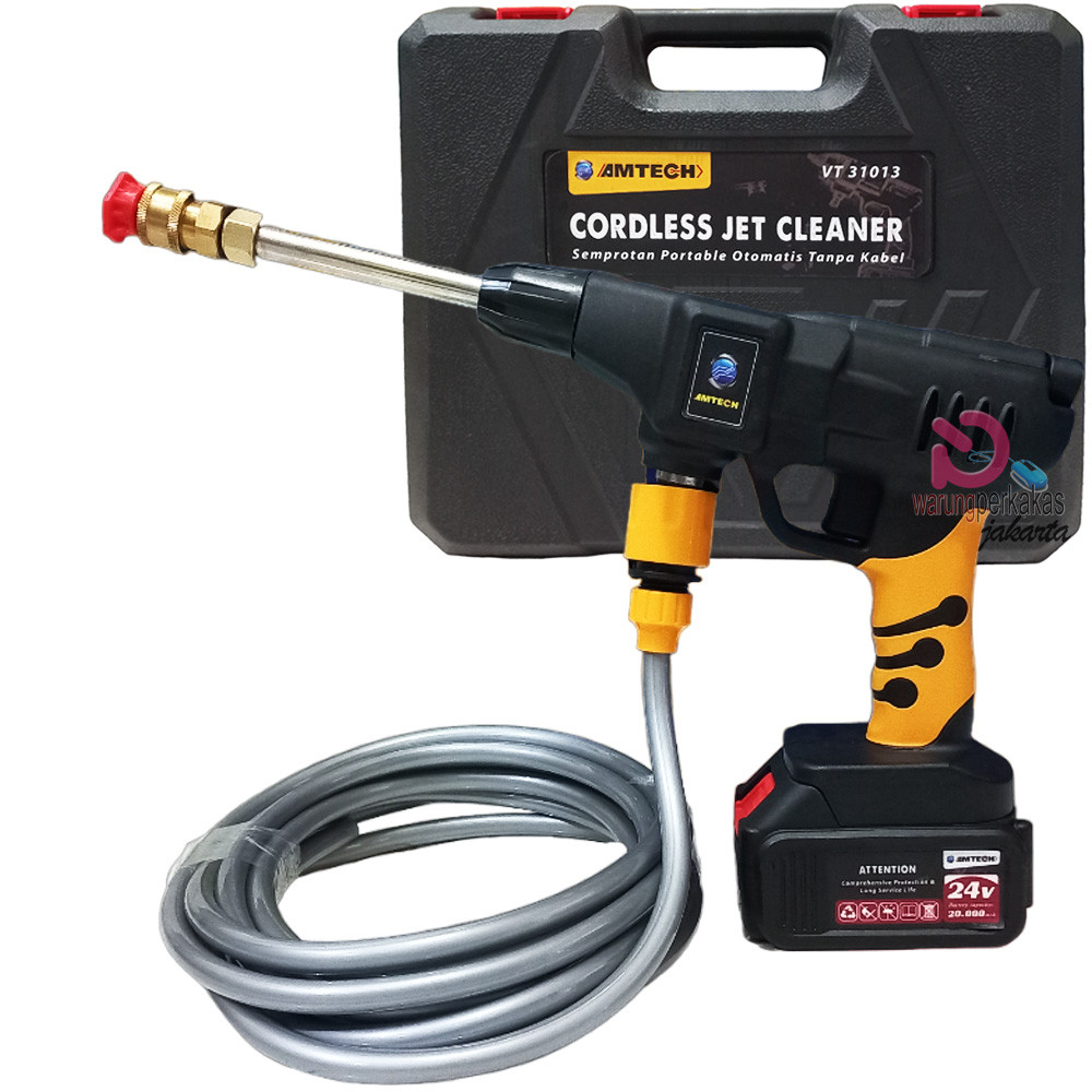 Amtech Jet Cleaner Cordless - Gun Jet Cleaning - Jet sher 24V     Berkualitas