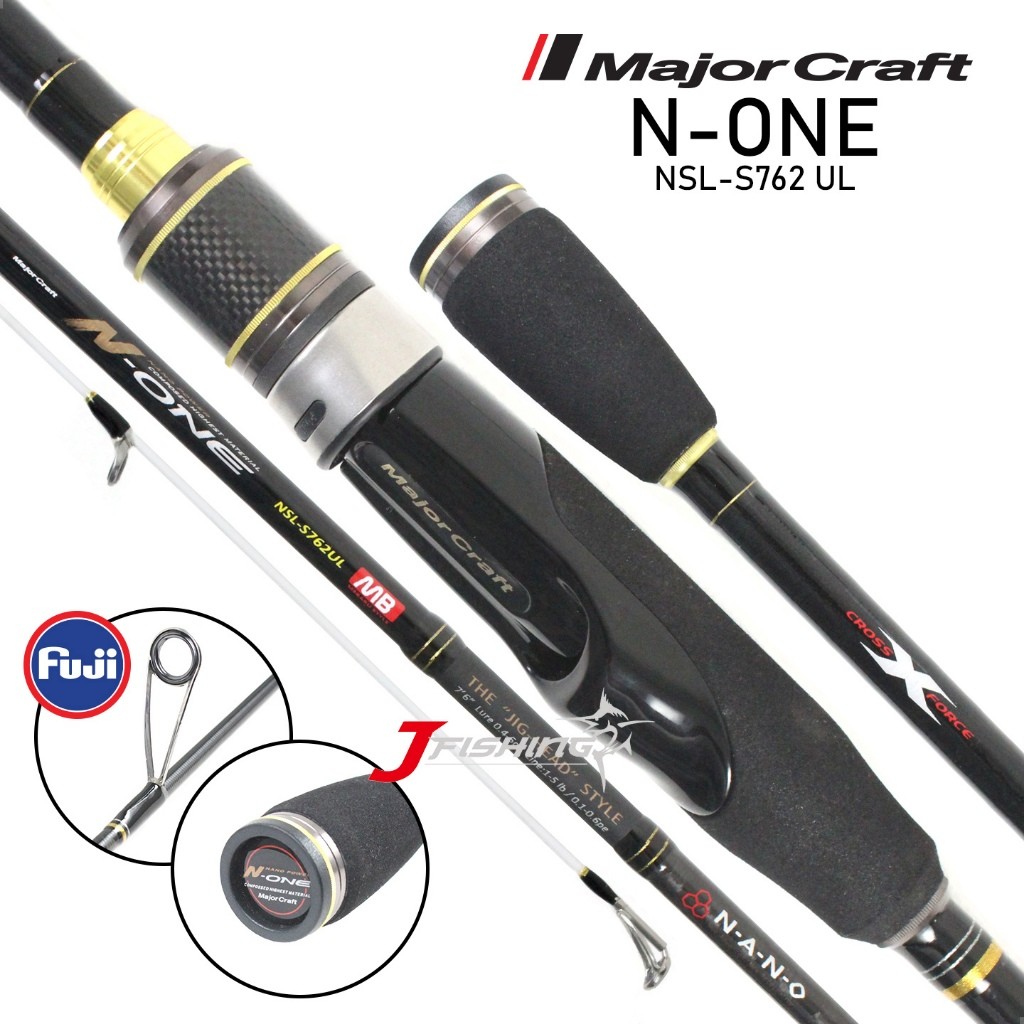 Joran MAJOR CRAFT N ONE NSL-S732UL S762UL | Rock Fish | UL | Ultra Light | Mebaru Style | JF CENTER