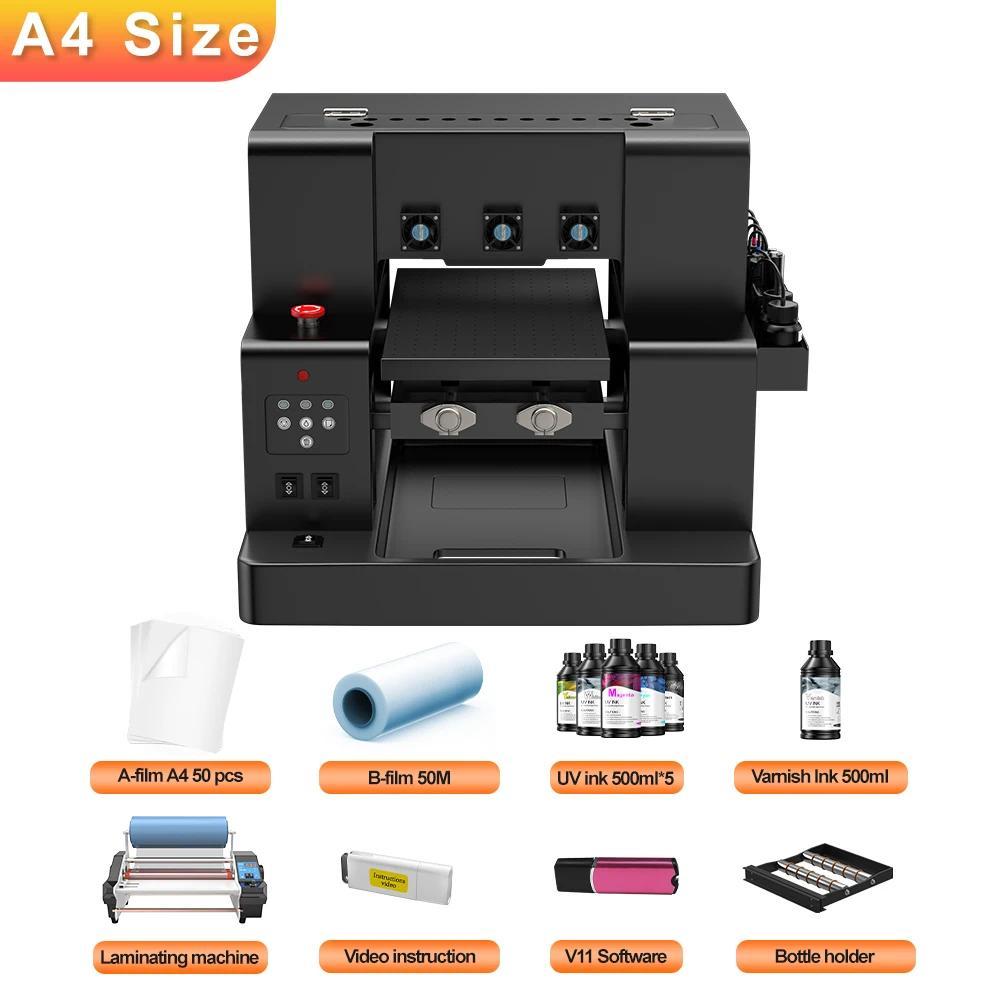 Printer UV A3 Impresor A3 L805 Mesin Printer UV DTF Printer Flatbed UV Untuk Botol Kayu Logam Printe