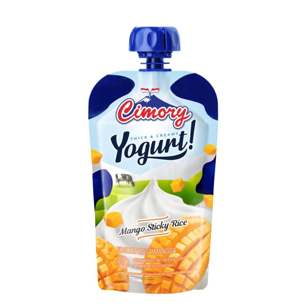 Cimory Yogurt Squeeze Mango Sticky Rice 120 gram