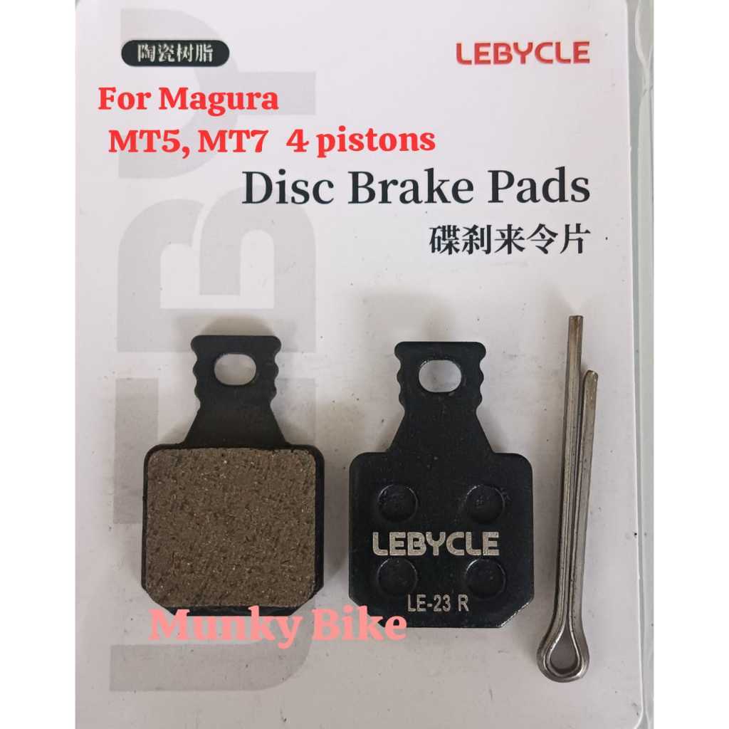 Foto Lebycle Brakepad Brake Pad Kampas Magura MT5 MT7 MT8 Trail M5 M7 Sepeda MTB Downwhill
