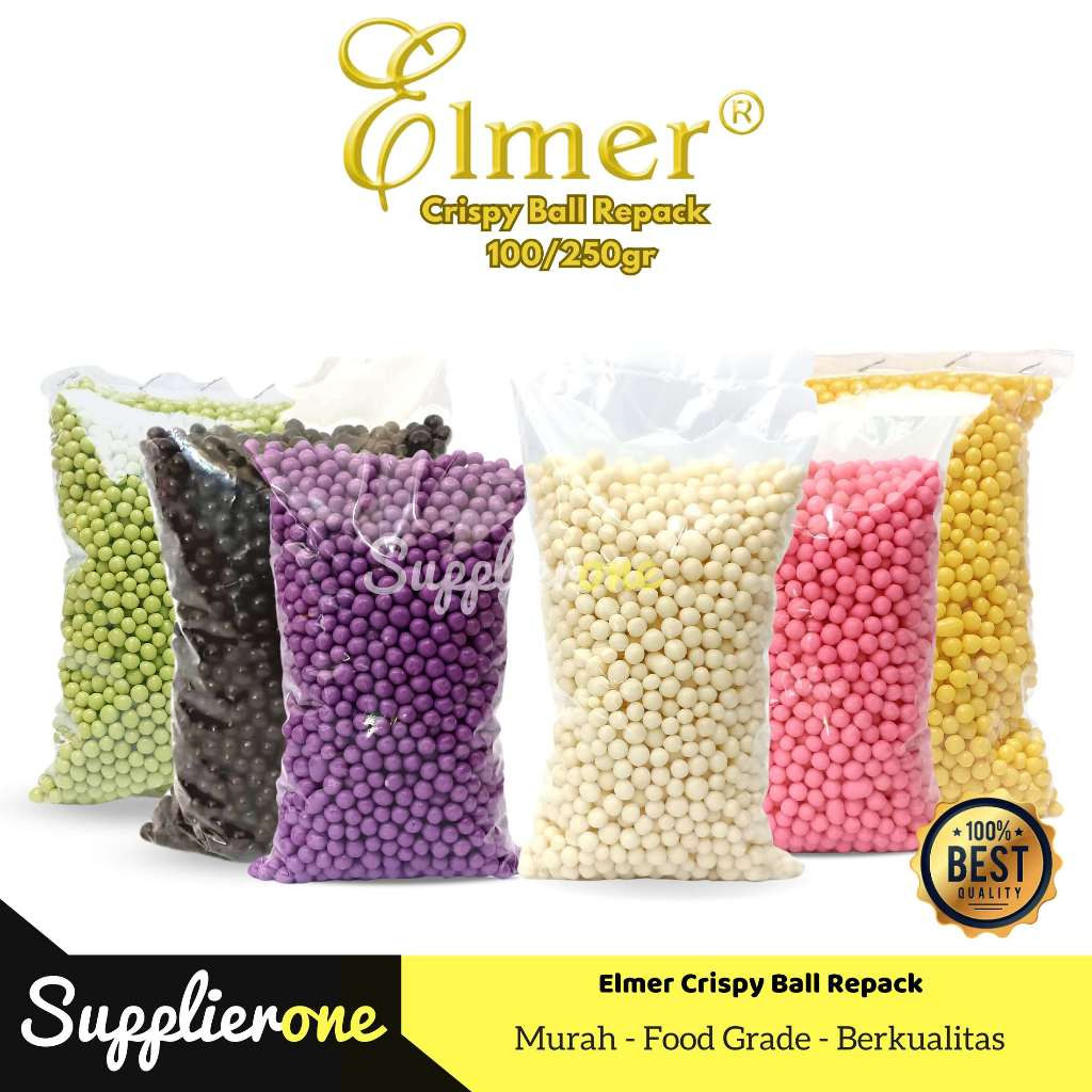 Elmer Crispy Ball / Crispy Ball / Crispy Ball Elmer 250gr / Crispy Ball Dark Cokelat / Crispy Ball G