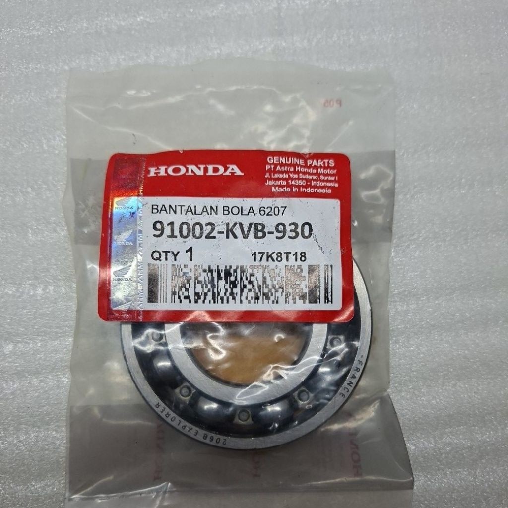 Bearing 6207 Lahar kruk as kiri vario 125 FI Vario 150 bering 6207 laher kiri 6207