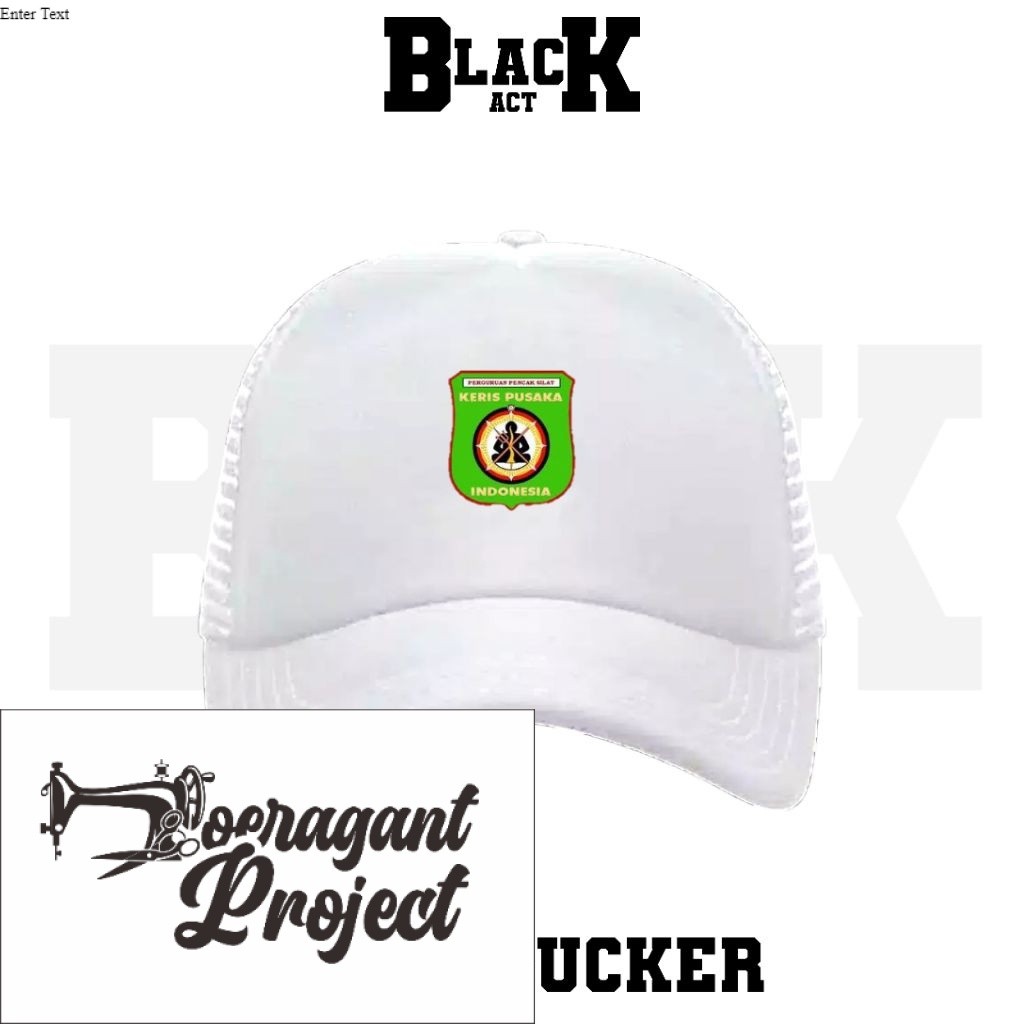 TOPI TRUCKER PENCAK SILAT KERIS PUSAKA INDONESIA