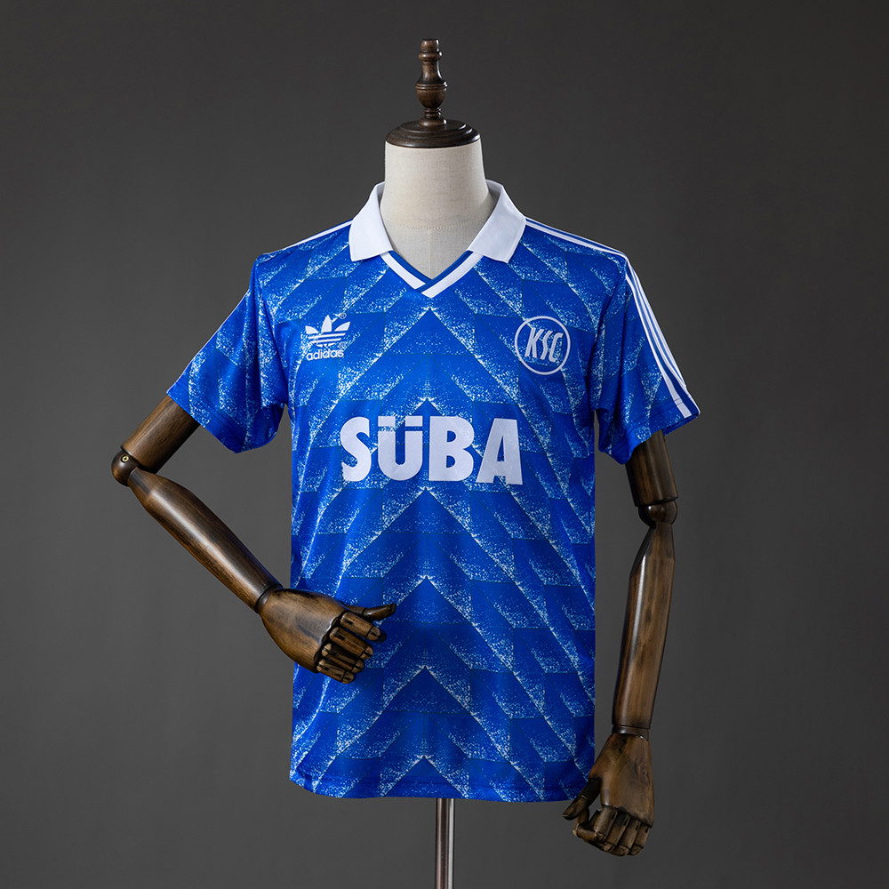 Jersey Karlsruher 89/90 Home Retro A21 T shirt pria