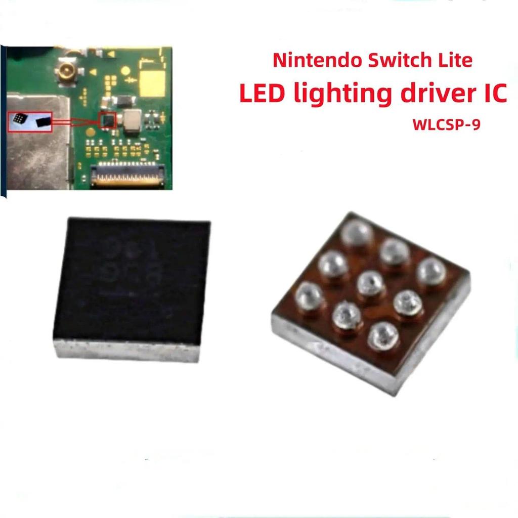 Chip IC Motherboard Backlight Switch Lite Original Baru 9pin BGA Pengontrol Driver Lampu LED