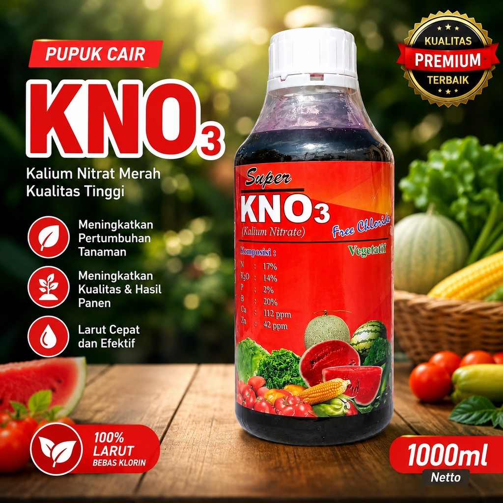KNO3 merah pupuk kno 3 merah cair 1 liter pupuk kno3 kno 3