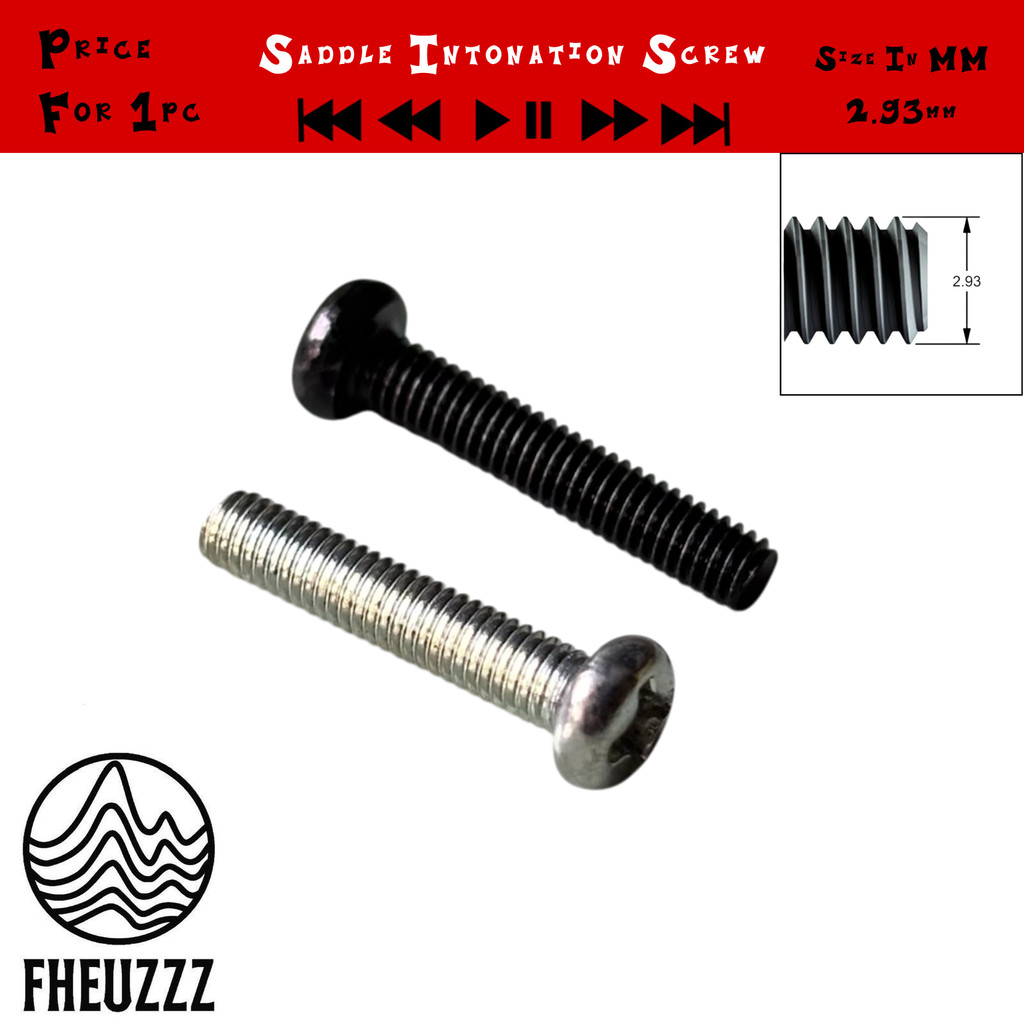 Saddle Intonation Screw M3