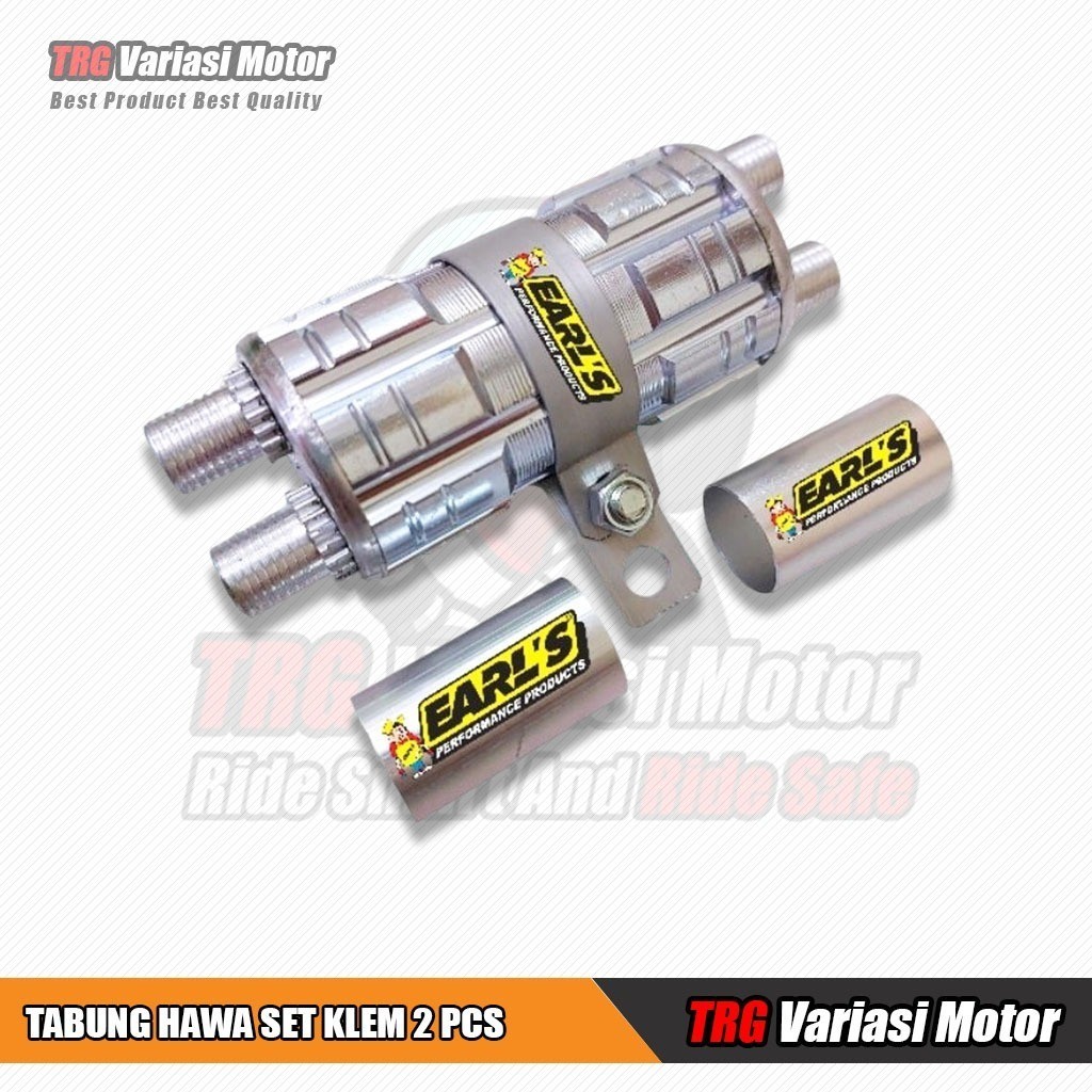 Tabung Hawa CNC Tabung Hawa Mio Tabung Hawa Beat Karbu Set Klem 2 Pcs