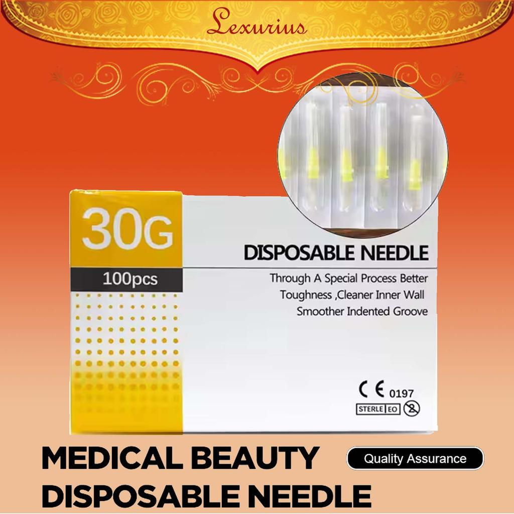 Jarum Meso Sungshim 30G 32G 33G 34G Tipis Painless Sekali Pakai Medical Grade Mesotherapy Needle