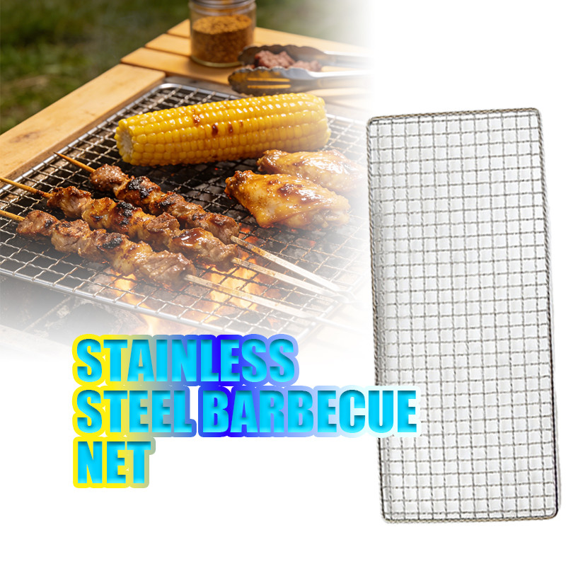 Jaring panggangan anti lengket Grill Mesh alat panggang bbq grill Kawat Panggangan alat panggang bbq
