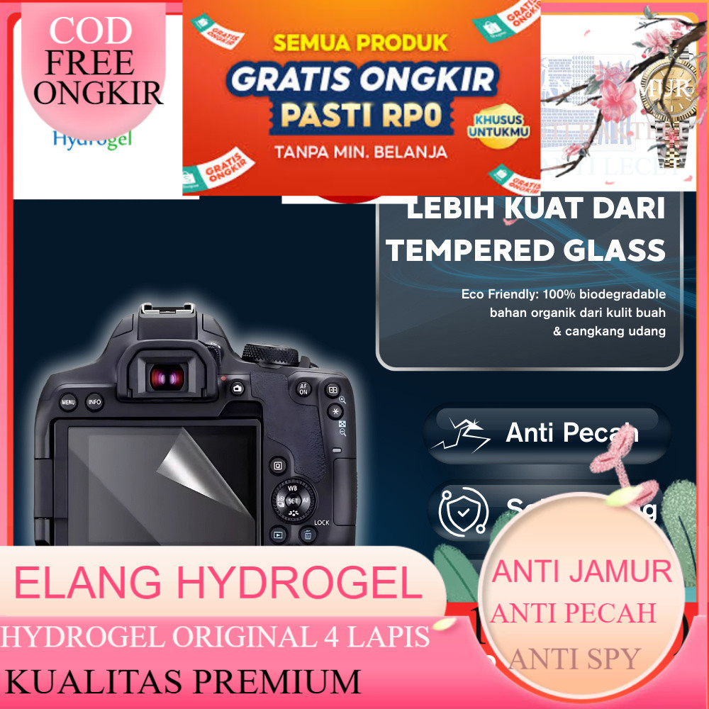 HYDROGEL UniGet Hydrogel Bio Genesis Screen Protector Pelindung Layar Kamera DSLR Mirrorless Canon S