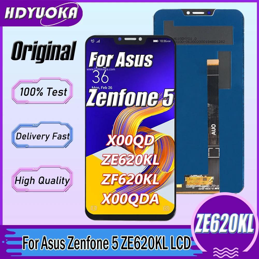 6.2" Original For Asus Zenfone 5 ZE620KL X00QD LCD splay Screen Touch Panel Assembly gitizer For Asu