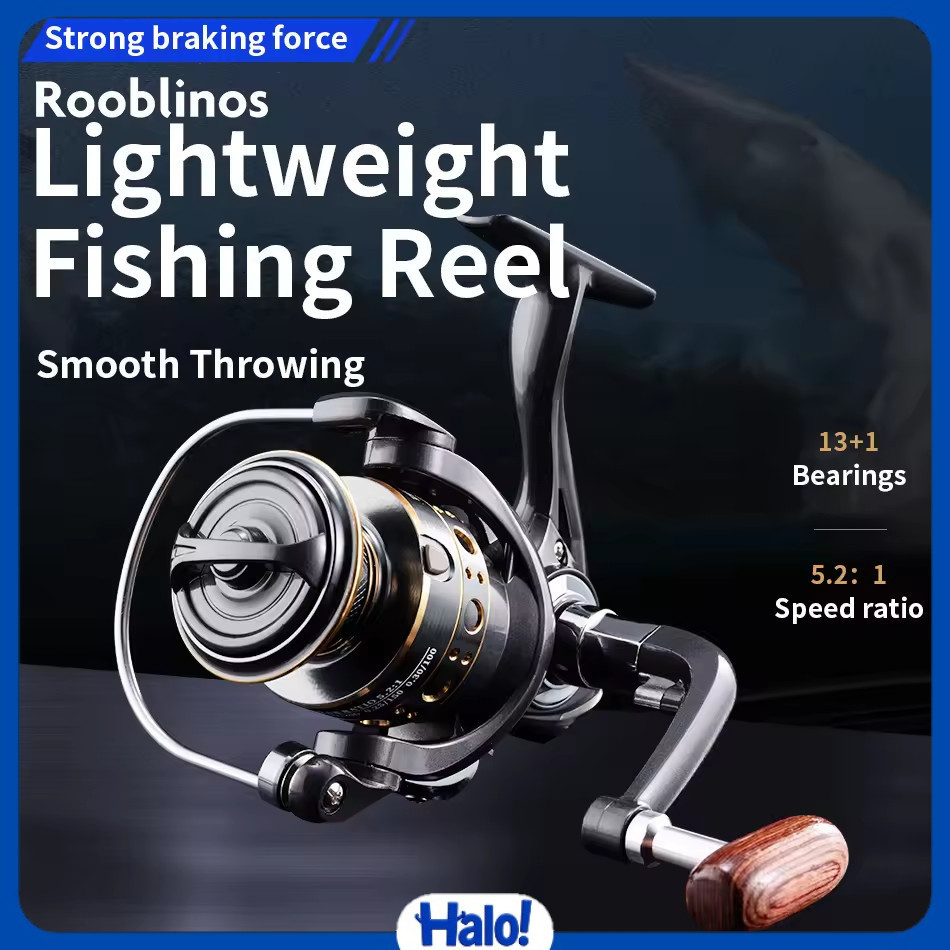 Reel Pancing Spinning Fishing Reel 5.2:1 14 Bearings 4000 - BK4000
