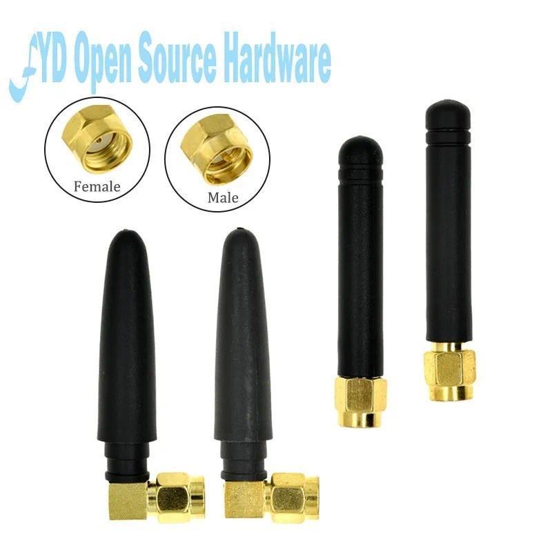 WiFi Antenna 2.4GHz/5GHz/5.8GHz Dual Band Dbi RPSMA/SMA Connector Rubber Aeria For Mini PCI Card USB