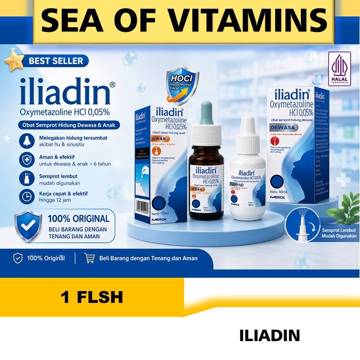 ILIADIN TETES HIDUNG DEWASA / ANAK