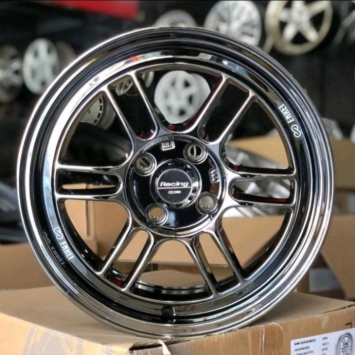 velg mobil ring 15 ENKEI RPF 1 SBC BLACK CROME ring 15 jazz brio agya ayla