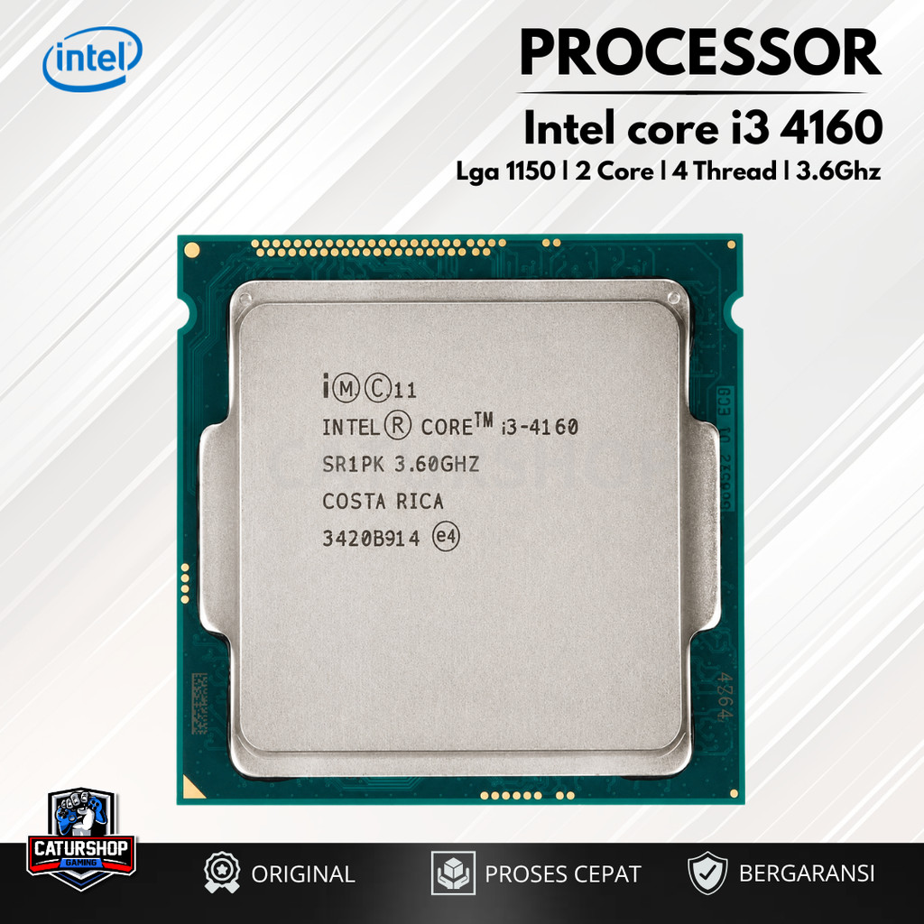 Processor Core i3 4160 3.6Ghz Socket 1150  / Cpu Intel I3 4160 / I3 4160
