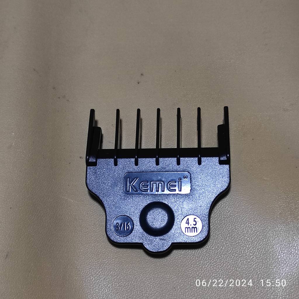 [ORI] Kemei KM - PG / 809A - 2600 | SEPATU KLIPPER / CLIPPER GUARD / COMB SISIR 4,5MM HAIR CLIPPER K