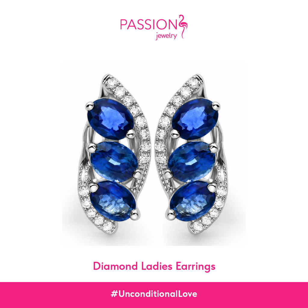 Passion Jewelry - Anting Berlian Wanita Emas 18K AF0249