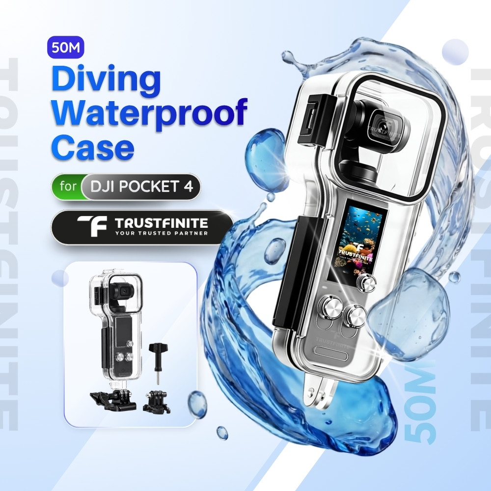 50m Diving Waterproof Case DJI Pocket 4 / DJI Pocket 4 Housing Waterproof / OEM Waterproof Diving Ca