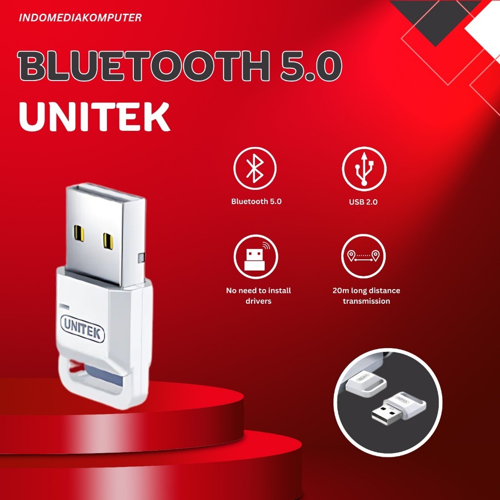 Bluetooth 5.0 Dongle Unitek Dongle Bluetooth 5.0 Unitek Bluetooth Dongle Unitek 5.0