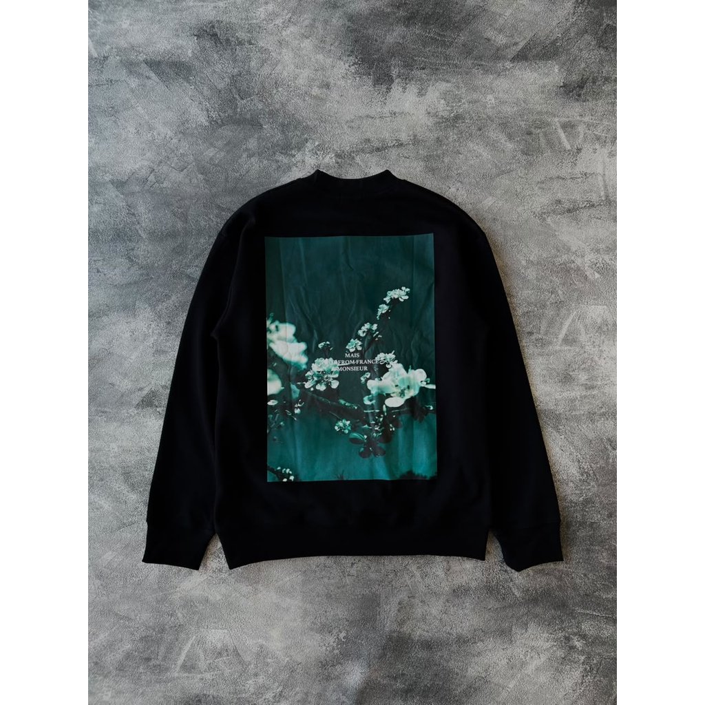 Branche Crewneck Dark Flowers Heavyweight