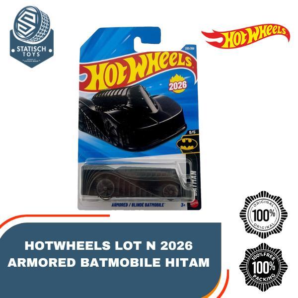 Hot Wheels Armored Batmobile Hitam Lot N 2026 Hotwheels