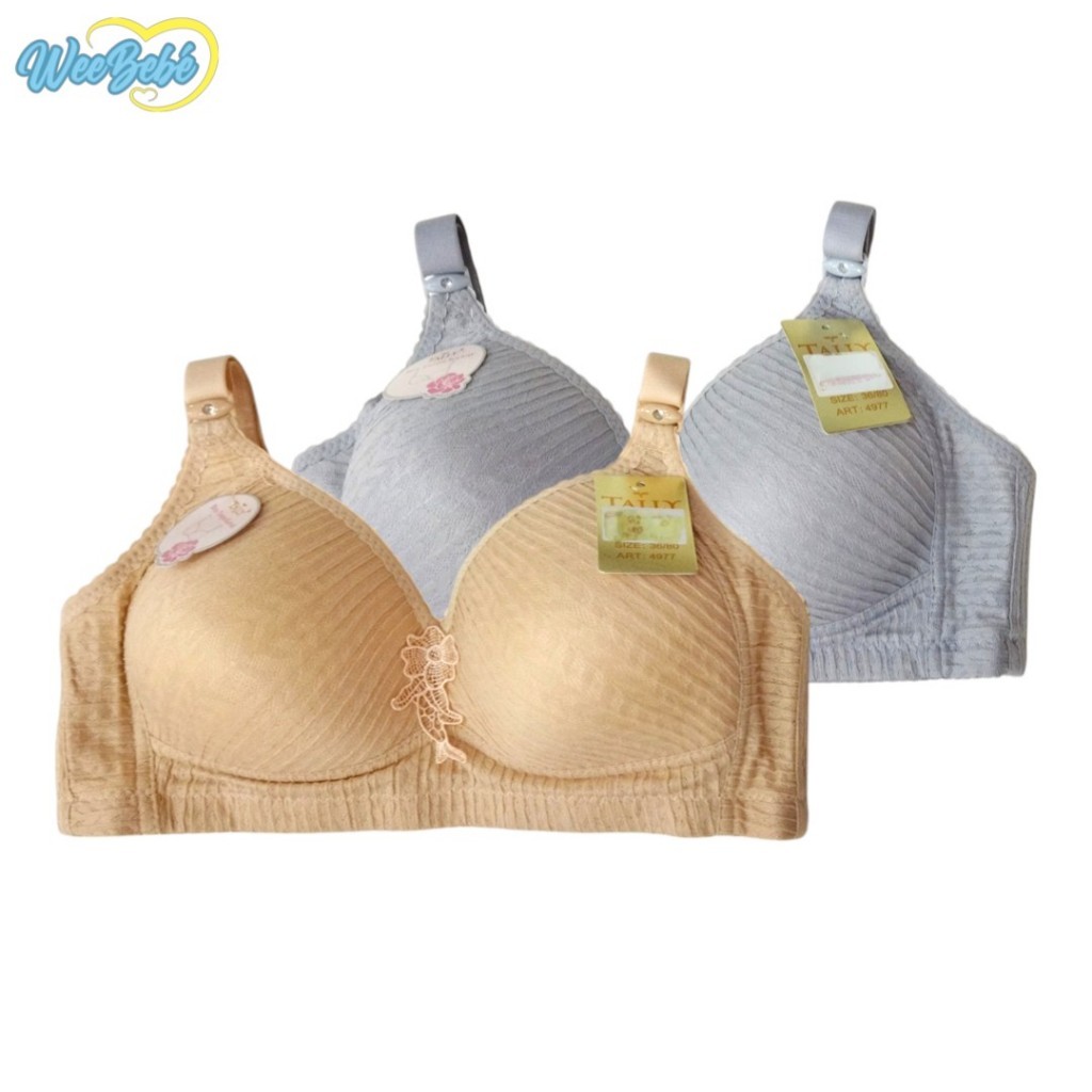 Bra Tanpa Kawat #4977 TALLY (Busa Sedang, Cup B, Full Cup)