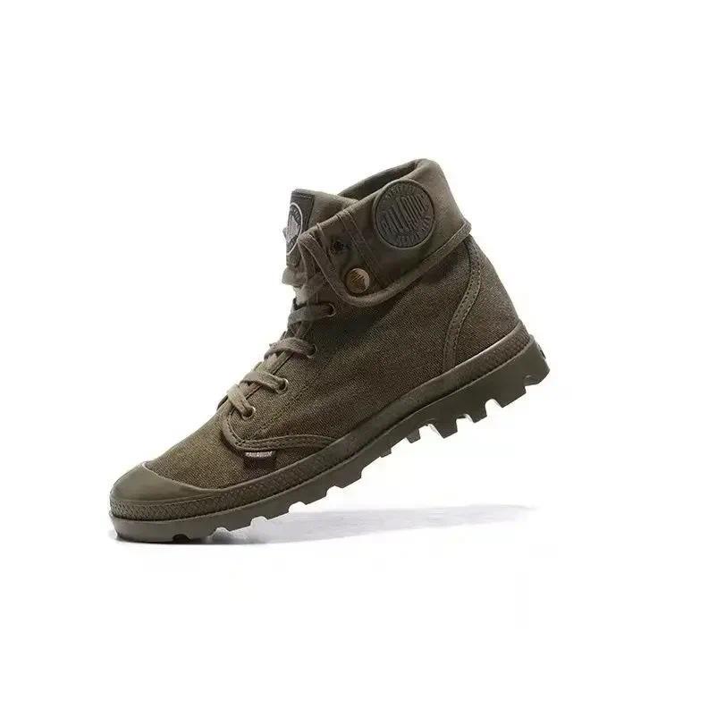 PALLADIUM Pallabrouse Sneakers Turn Help Men Leisure Ankle Boots Canvas Casual Shoes Men Casual Shoe