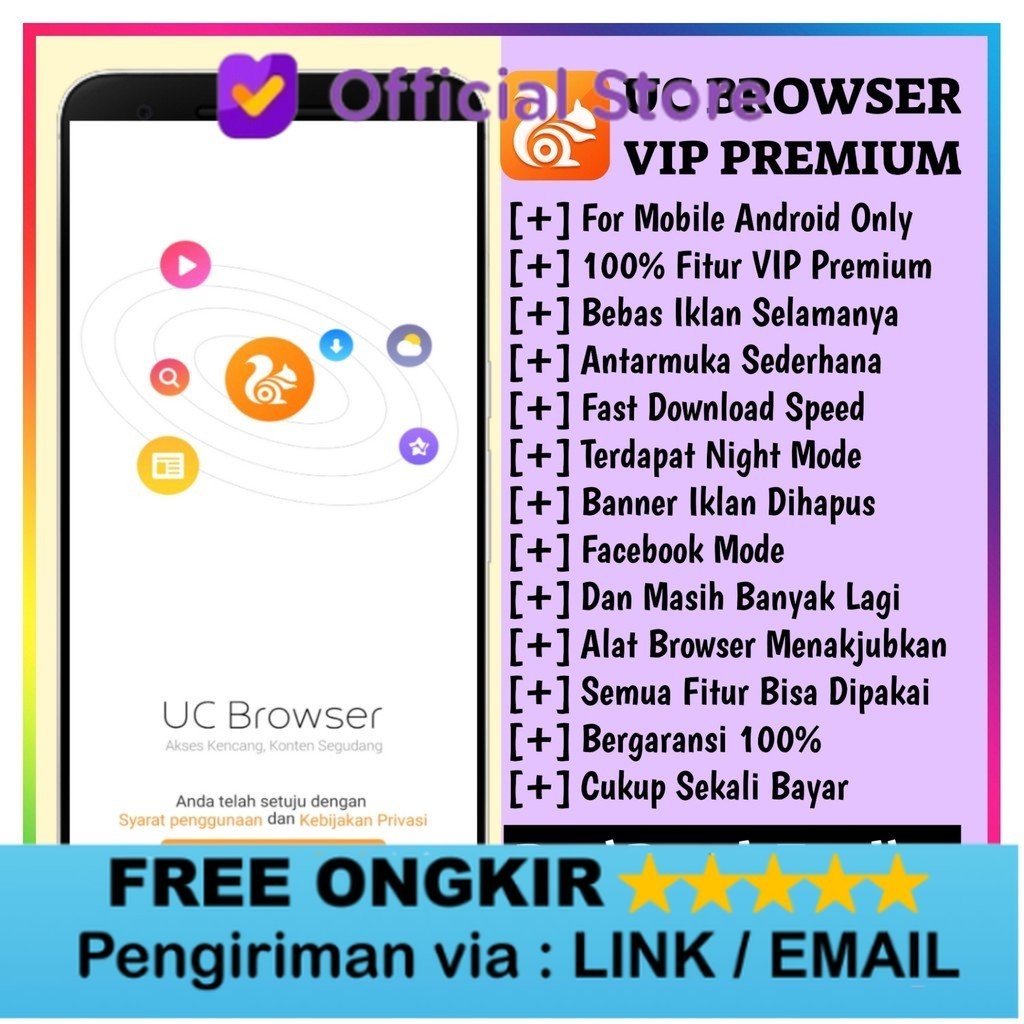 UC Browser VIP Premium Android Lifetime UNISTORE88