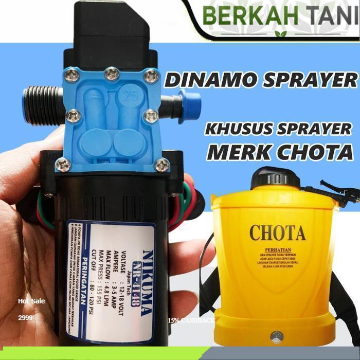 Dinamo sprayer CHOTA - Dinamo sprayer khusus untuk sprayer CHOTA - NIKUMA ORIGINAL