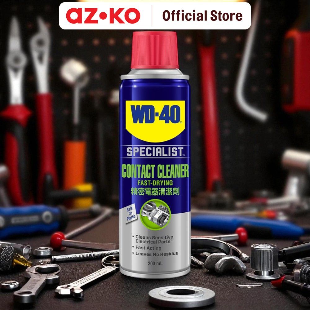 AZKO WD-40 Pelumas Dan Pembersih Peralatan Elektronik 200 ml Contact Cleaner Pembersih Elektronik Sp