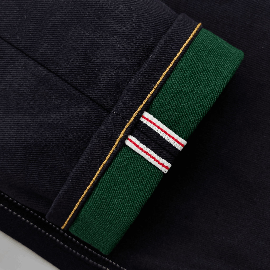 Fuckmous - Denim Selvedge Dark Green 18 Oz