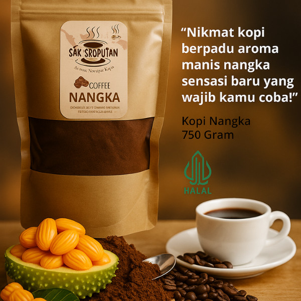 ( SS 01 ) Bubuk Kopi Nangka Madu 750 Gram manis harum Nangka mantap aroma buah Nangka bubuk kopi nan