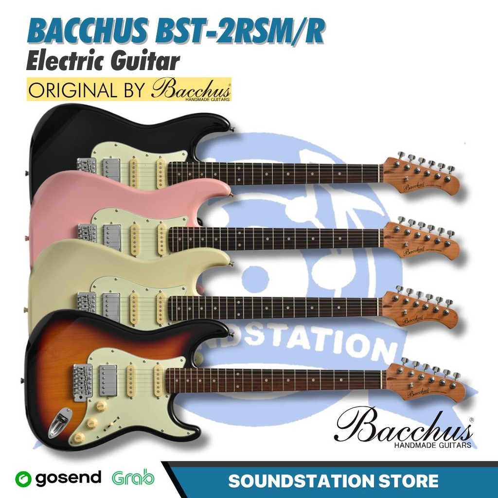 BACCHUS BST-2RSM/R ELECTRIC GUITAR - GITAR ELEKTRIK BACCHUS BST2RSM ROSEWOOD FINGERBOARD
