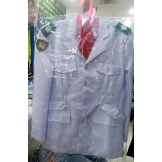BAJU PDU PASKIBRA /SERAGAM UPACARA/JAS PASKIBRA SATU STEL LENGKAP