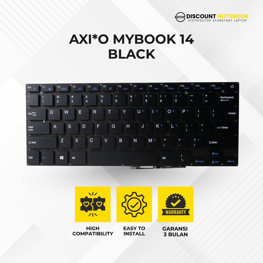 KEYBOARD LAPTOP AXIOO Mybook 14 - BLACK