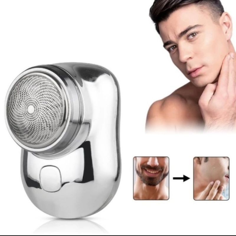 Cukuran Praktis Saku JILILAI Portable | Alat Cukur Elektrik Kumis Jenggot USB Rechargeable Kualitas 