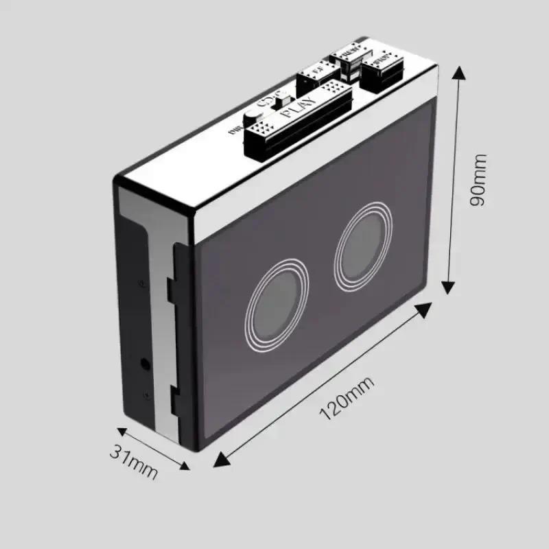 New Outdoor Walkman Cassette Player Retro Nostalgic Portable High-fidelity Wireless Bluetooth Speake