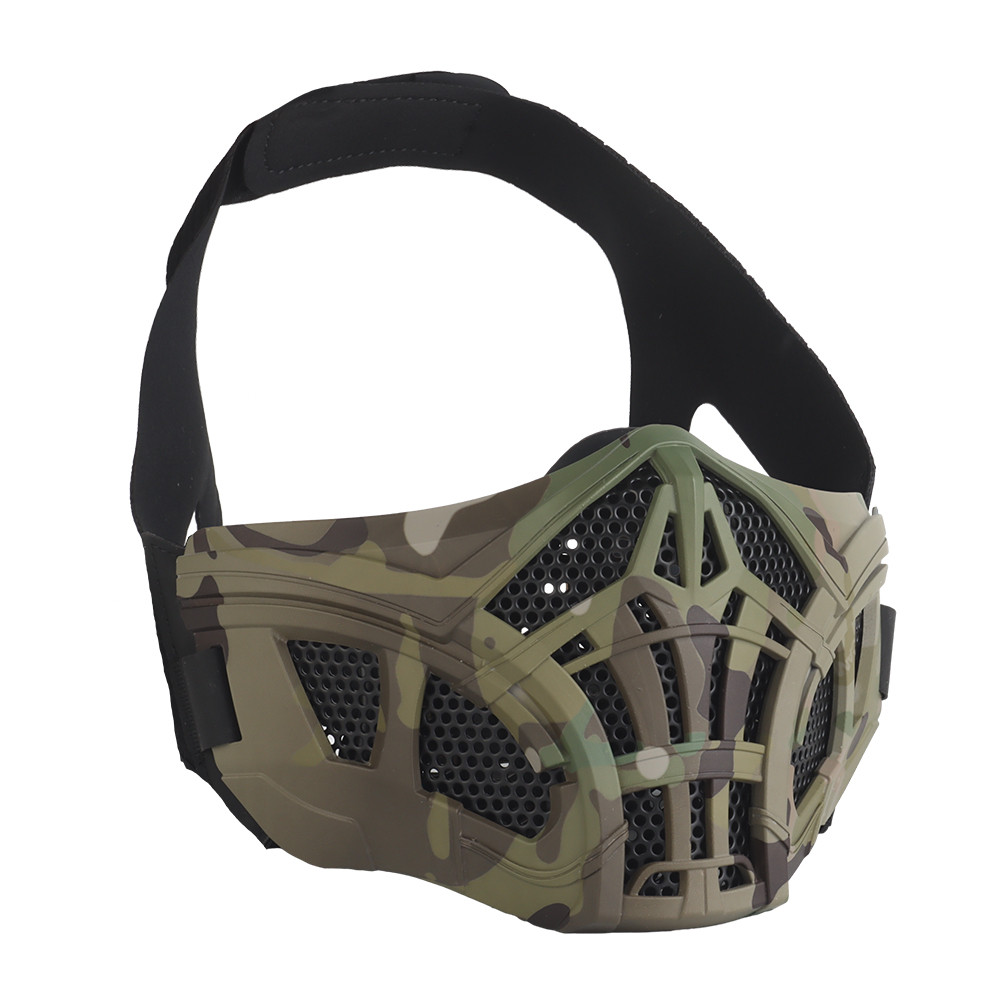 Scorpion Masks Tactical  Paintball  CS Fight Half Masks Inner Silicone Breathable Halloween Part Cos