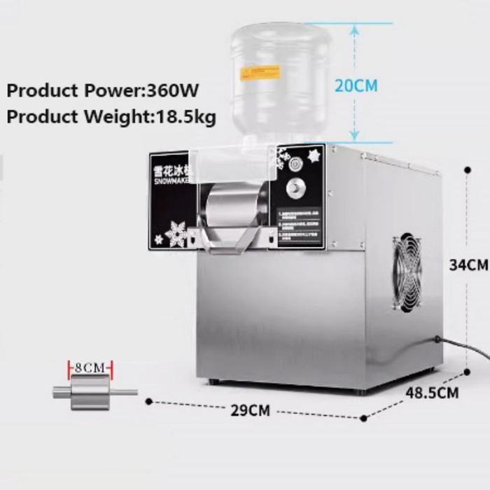 Ice Maker Mesin Snow Maker Mesin Ice Cream Mesin Ice Salju Mesin Snow Ice 360w Mesin Pembuat Es Krim
