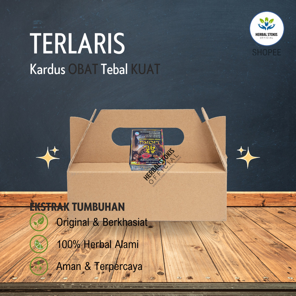 Kardus Obat Gambar LIO Dijamin Original Tebal Kuat Dan Kokoh Tahan Banting Untuk Jangka Waktu Lama -