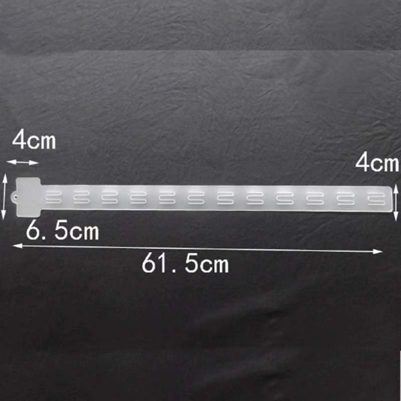 Gantungan Makanan Supermarket Clip Strip Display Makanan Clip Strip Supermarket Snack Plastic Clip S