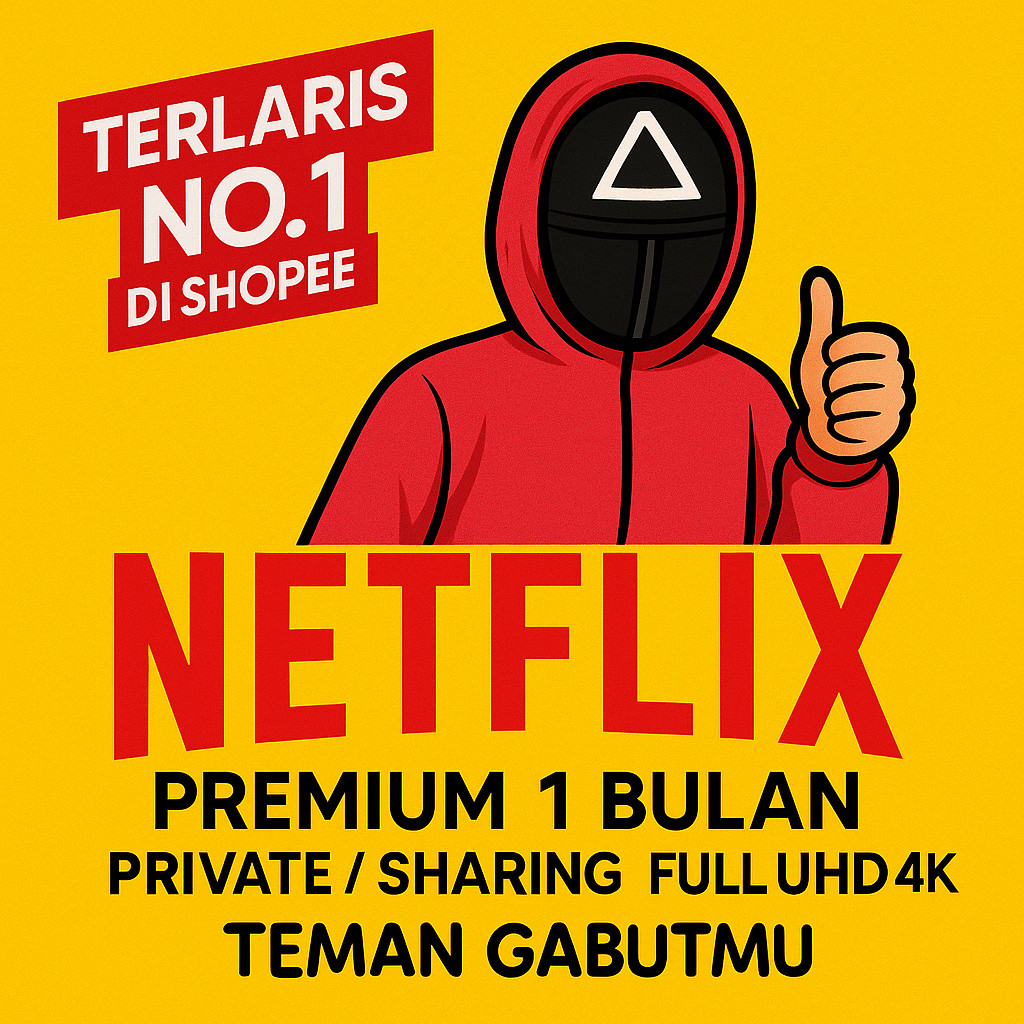 Netflix Murah Harian Premium UHD 4K
