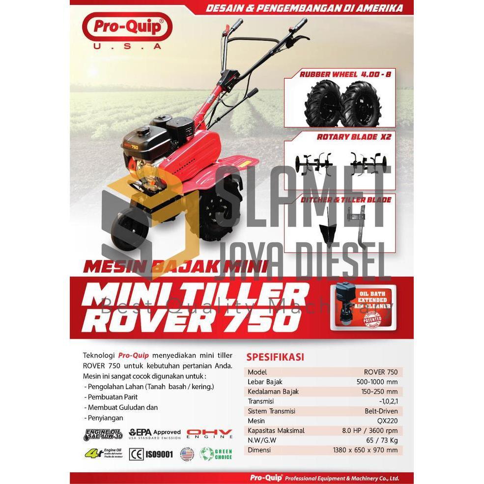 Cultivator Mini Traktor Pro-Quip ROVER 750