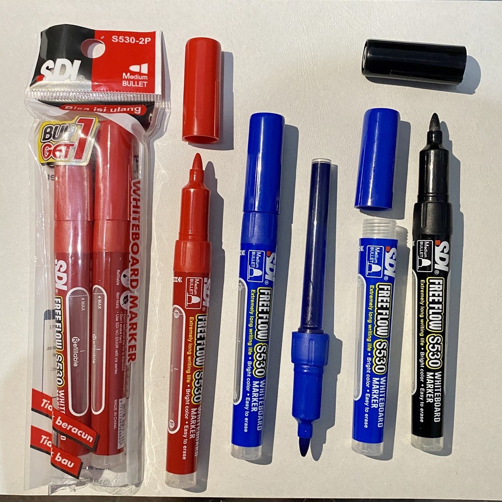 SDI Spidol Whiteboard Marker S530-2P