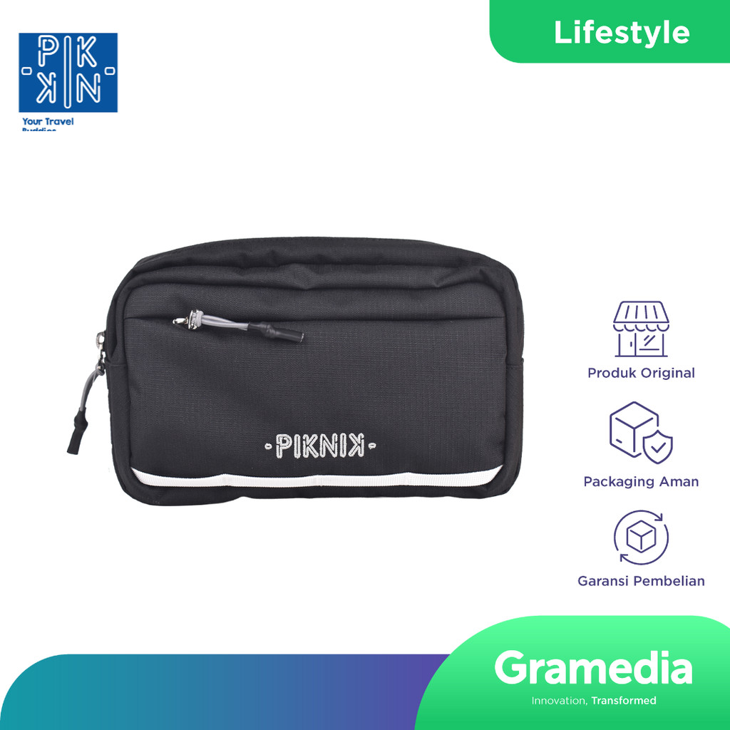 Piknik Pouch Cairo Black (Gramedia)